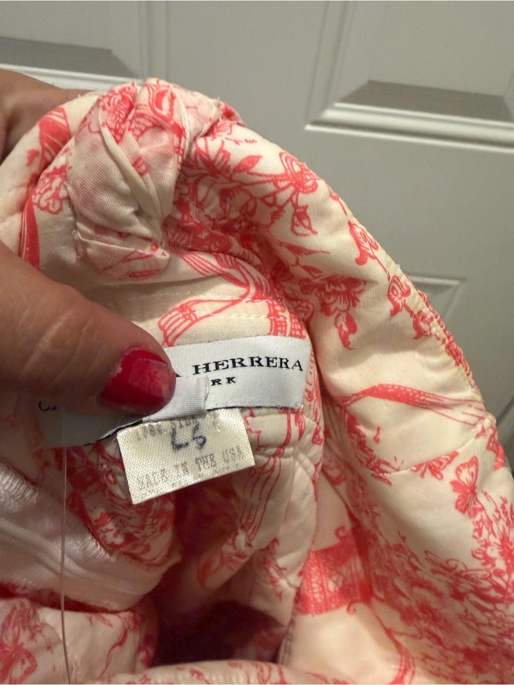 Carolina Herrera midi dress sz 6 - Picture 3 of 4